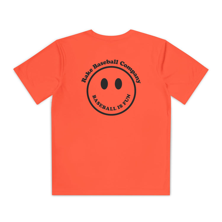 Kids Baseball Is Fun Dry Fit Tee - Rake Baseball Company - RAKE BASEBALL | BASEBALL T-SHIRT | BASEBALL CLOTHING | GOOD VIBES ONLY