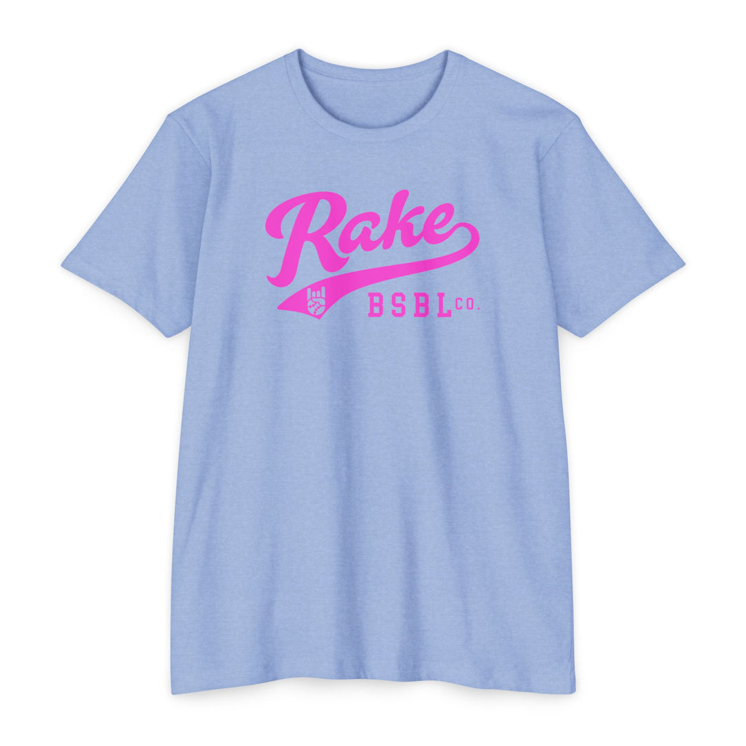 Rake Pink Script Tee