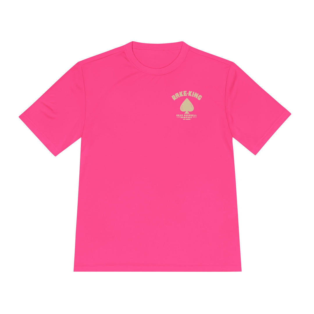 Rake King Dry Fit Tee - Rake Baseball Company - RAKE BASEBALL | BASEBALL T-SHIRT | BASEBALL CLOTHING | GOOD VIBES ONLY