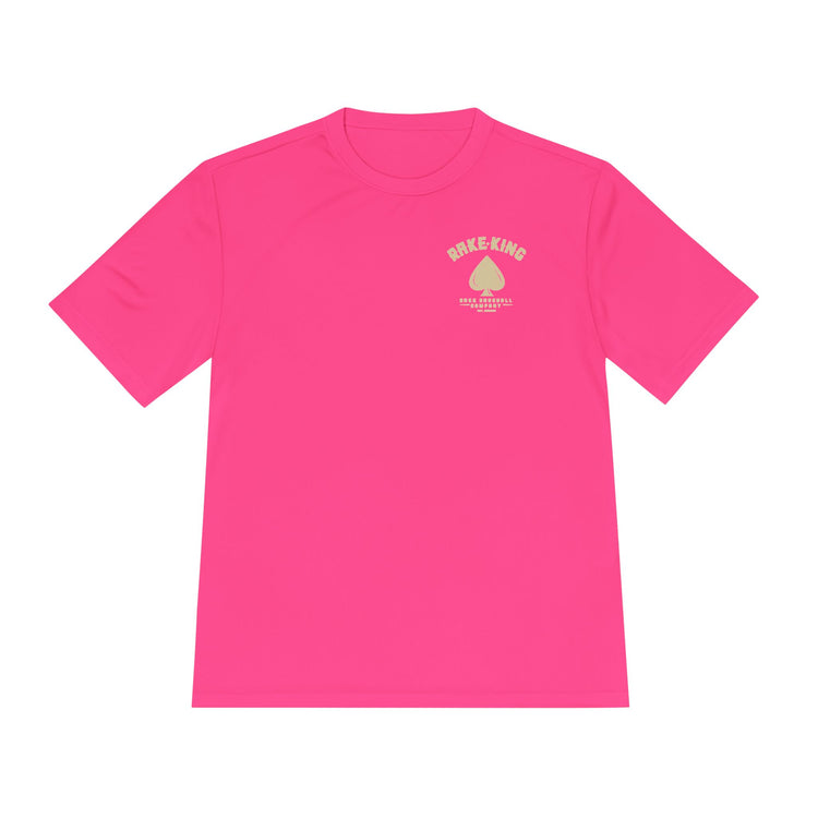 Rake King Dry Fit Tee - Rake Baseball Company - RAKE BASEBALL | BASEBALL T-SHIRT | BASEBALL CLOTHING | GOOD VIBES ONLY