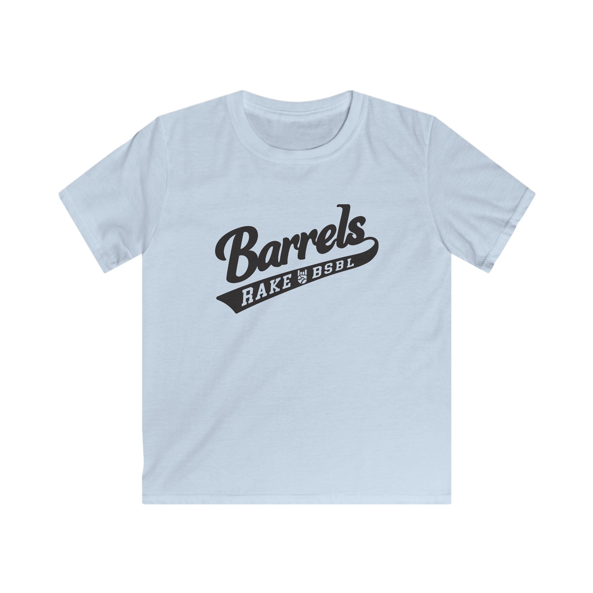 Kids Barrels Tee - Rake Baseball Company - RAKE BASEBALL | BASEBALL T-SHIRT | BASEBALL CLOTHING | GOOD VIBES ONLY