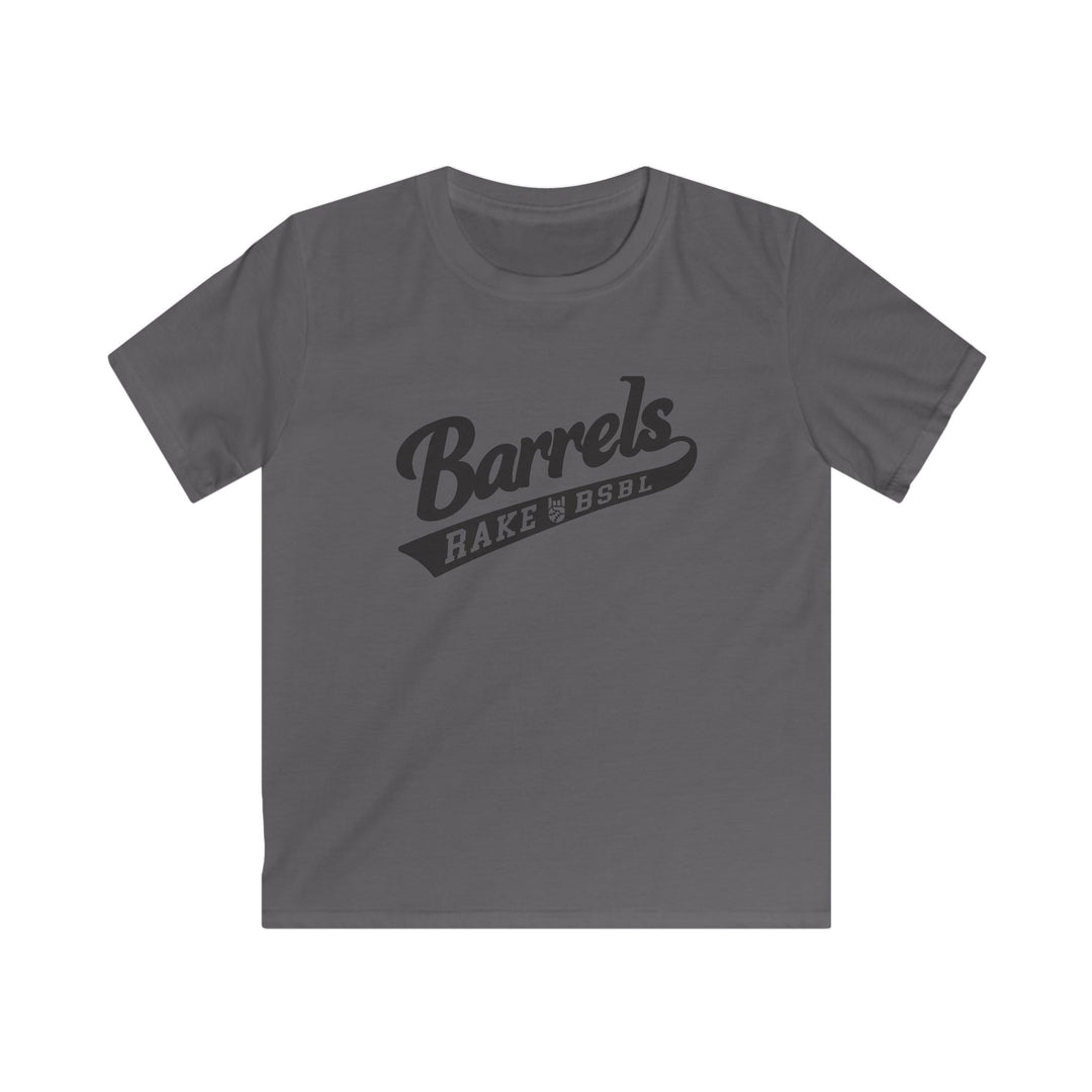Kids Barrels Tee - Rake Baseball Company - RAKE BASEBALL | BASEBALL T-SHIRT | BASEBALL CLOTHING | GOOD VIBES ONLY