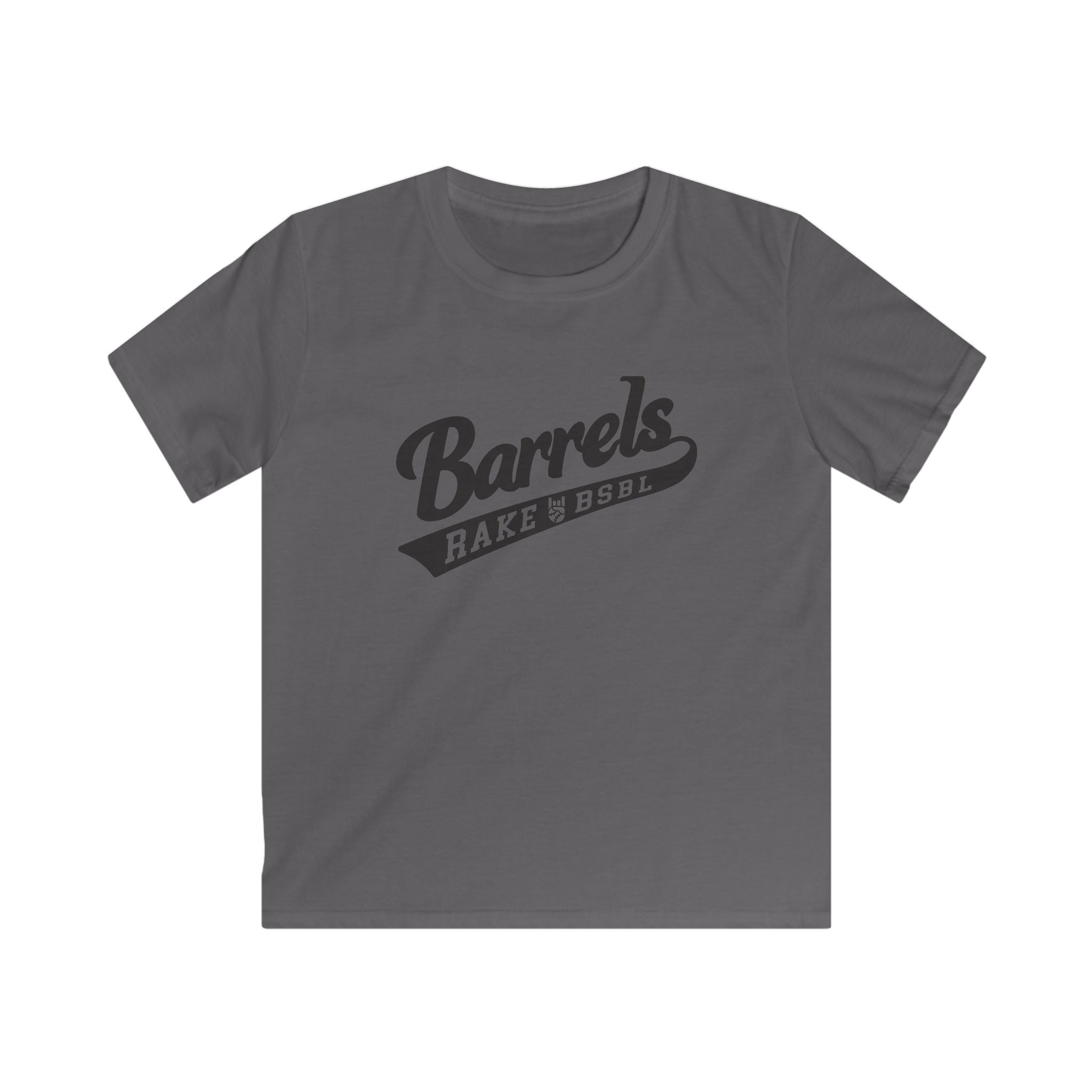 Kids Barrels Tee - Rake Baseball Company - RAKE BASEBALL | BASEBALL T-SHIRT | BASEBALL CLOTHING | GOOD VIBES ONLY