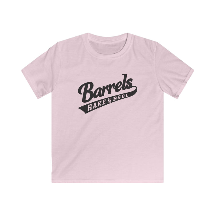 Kids Barrels Tee - Rake Baseball Company - RAKE BASEBALL | BASEBALL T-SHIRT | BASEBALL CLOTHING | GOOD VIBES ONLY