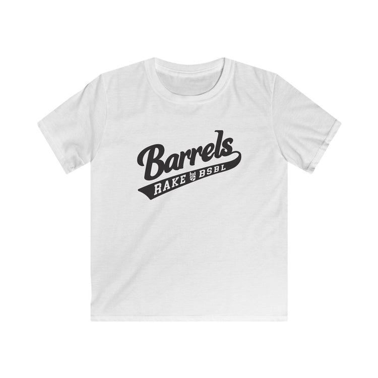 Kids Barrels Tee - Rake Baseball Company - RAKE BASEBALL | BASEBALL T-SHIRT | BASEBALL CLOTHING | GOOD VIBES ONLY