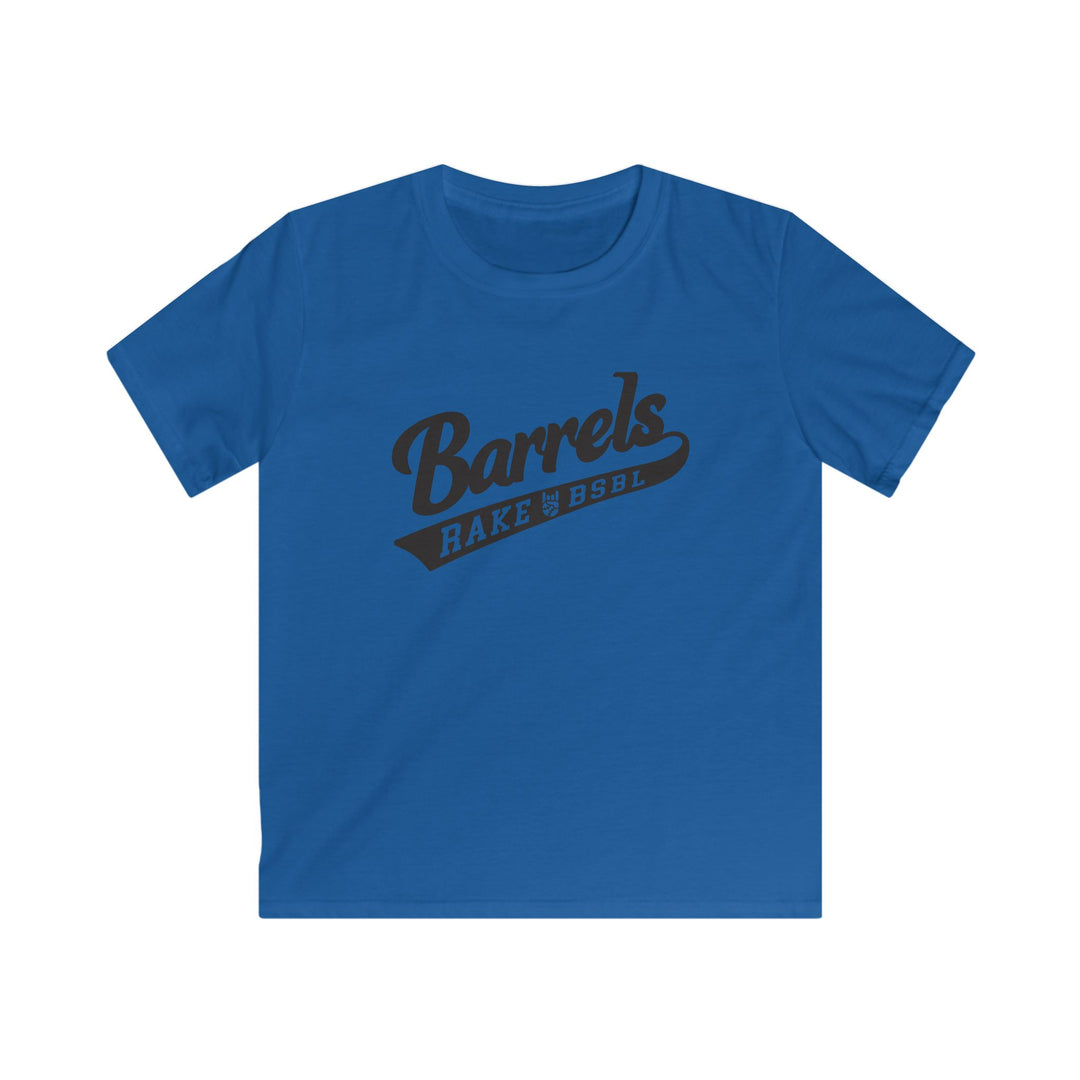 Kids Barrels Tee - Rake Baseball Company - RAKE BASEBALL | BASEBALL T-SHIRT | BASEBALL CLOTHING | GOOD VIBES ONLY