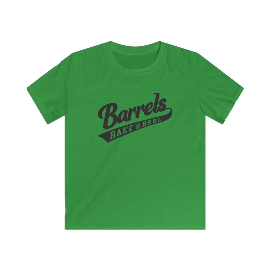 Kids Barrels Tee - Rake Baseball Company - RAKE BASEBALL | BASEBALL T-SHIRT | BASEBALL CLOTHING | GOOD VIBES ONLY