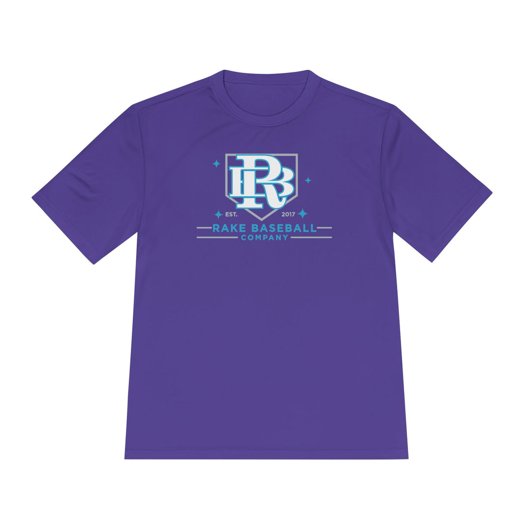 Rake Baseball Homeplate Tee Dry Fit Tee - Rake Baseball Company - RAKE BASEBALL | BASEBALL T-SHIRT | BASEBALL CLOTHING | GOOD VIBES ONLY