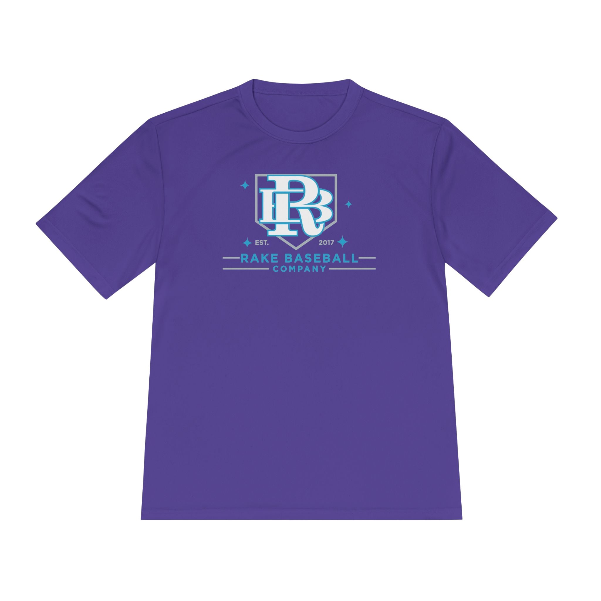 Rake Baseball Homeplate Tee Dry Fit Tee - Rake Baseball Company - RAKE BASEBALL | BASEBALL T-SHIRT | BASEBALL CLOTHING | GOOD VIBES ONLY