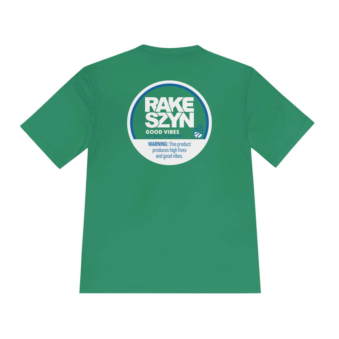 Rake SZYN Dry Fit Tee - Rake Baseball Company - RAKE BASEBALL | BASEBALL T-SHIRT | BASEBALL CLOTHING | GOOD VIBES ONLY