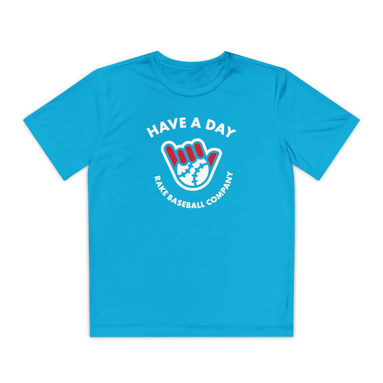 Kids Have A Day Dry Fit Tee - Rake Baseball Company - RAKE BASEBALL | BASEBALL T-SHIRT | BASEBALL CLOTHING | GOOD VIBES ONLY