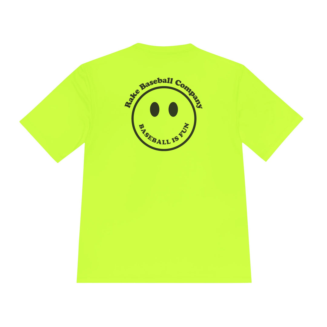 Baseball Is Fun Dry Fit Tee - Rake Baseball Company - RAKE BASEBALL | BASEBALL T-SHIRT | BASEBALL CLOTHING | GOOD VIBES ONLY