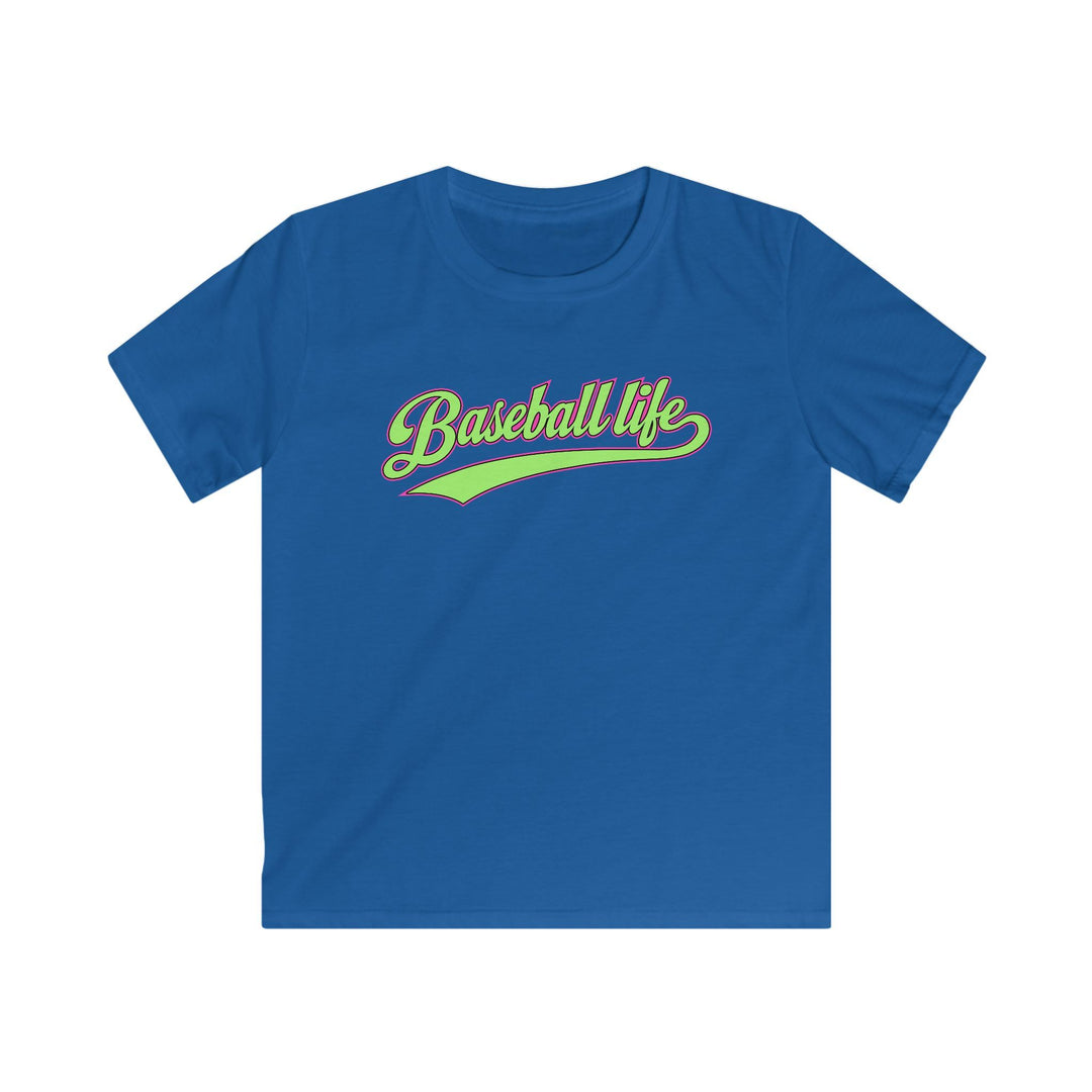 Kids Baseball Life Green Edition Tee