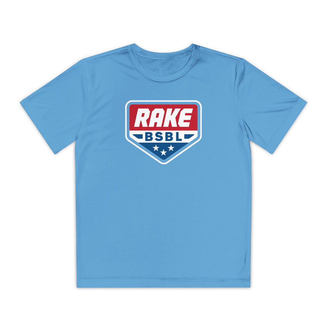 Kids Rake Flag Plate Dry Fit Tee