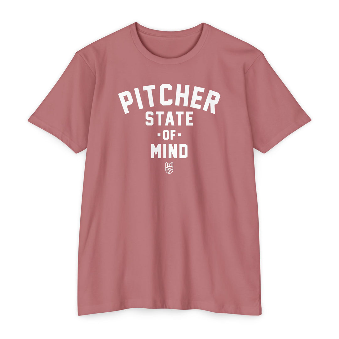 Pitcher State of Mind Tee - Rake Baseball Company - RAKE BASEBALL | BASEBALL T-SHIRT | BASEBALL CLOTHING | GOOD VIBES ONLY