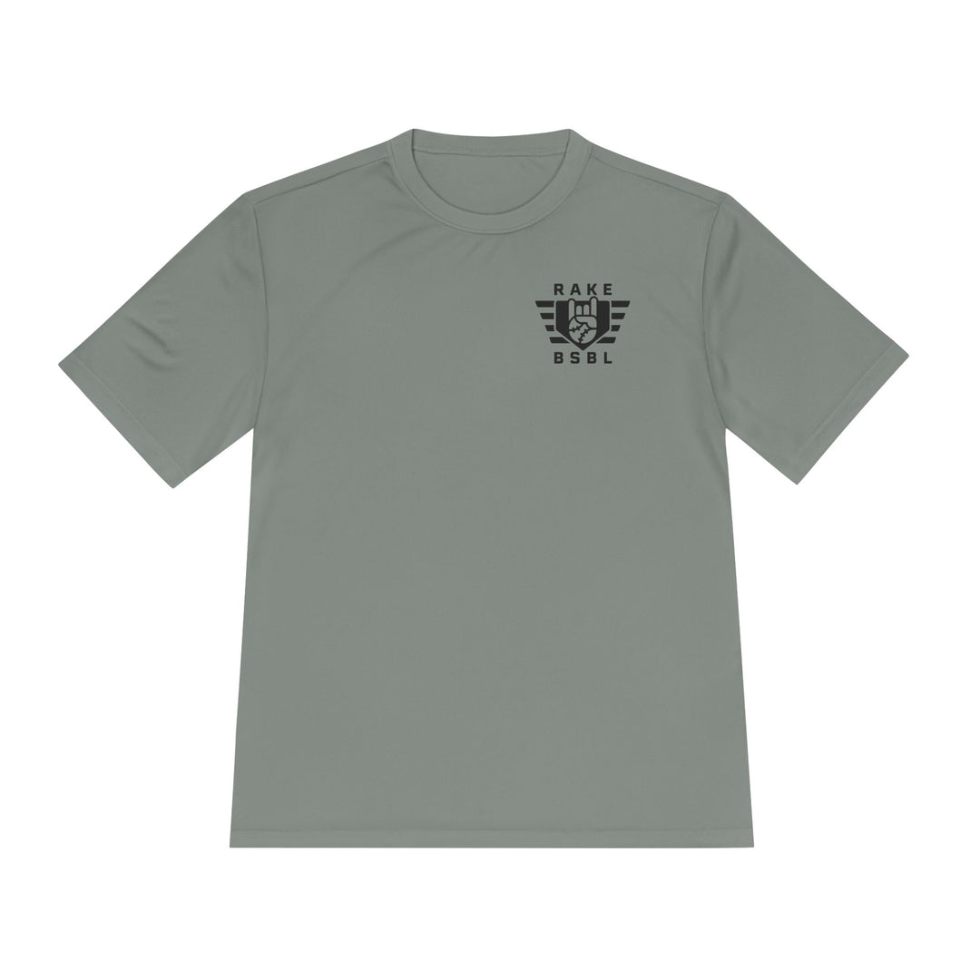Rake Flag Dry Fit Tee - Rake Baseball Company - RAKE BASEBALL | BASEBALL T-SHIRT | BASEBALL CLOTHING | GOOD VIBES ONLY