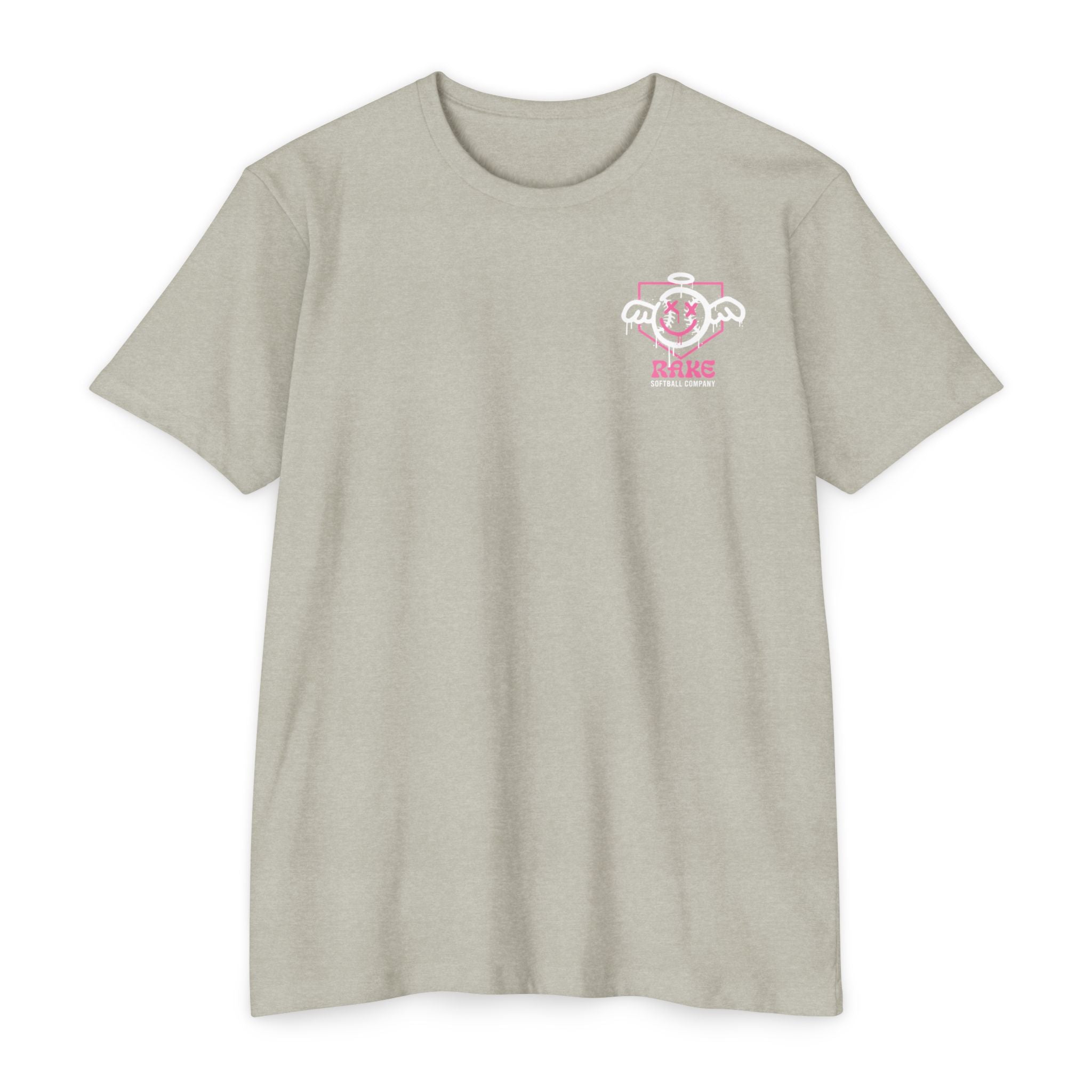 She Angel Drip Softball Tee - Rake Baseball Company - RAKE BASEBALL | BASEBALL T-SHIRT | BASEBALL CLOTHING | GOOD VIBES ONLY