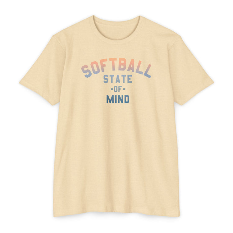 Softball State Of Mind Tee - Rake Baseball Company - RAKE BASEBALL | BASEBALL T-SHIRT | BASEBALL CLOTHING | GOOD VIBES ONLY