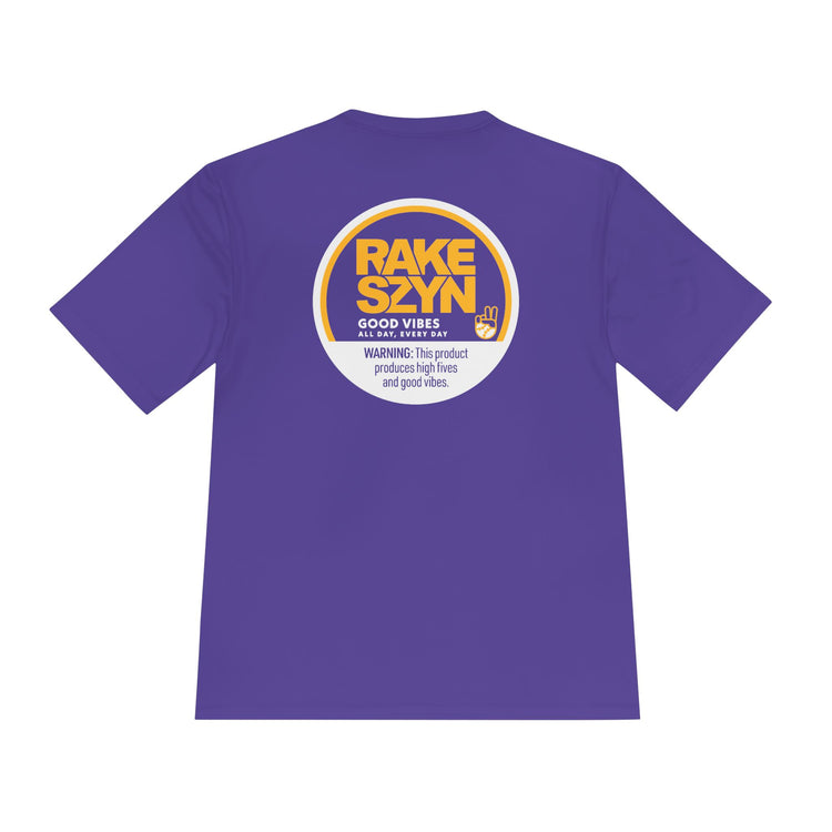 Rake SZYN Dry Fit Tee - Rake Baseball Company - RAKE BASEBALL | BASEBALL T-SHIRT | BASEBALL CLOTHING | GOOD VIBES ONLY