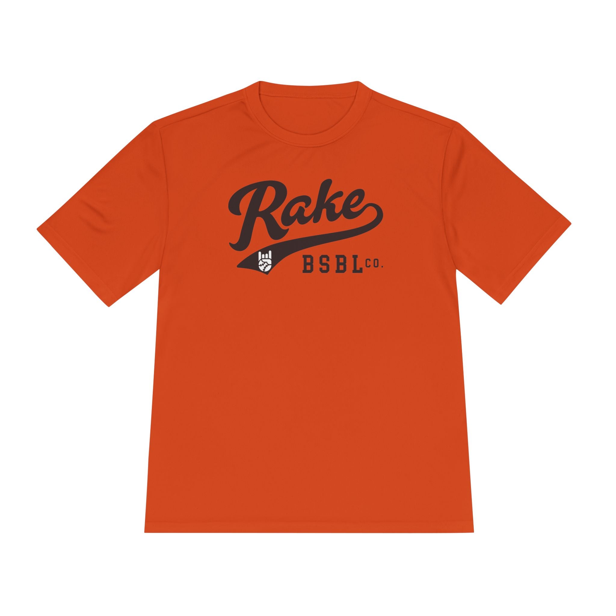 Rake Script Dry Fit Tee - Rake Baseball Company - RAKE BASEBALL | BASEBALL T-SHIRT | BASEBALL CLOTHING | GOOD VIBES ONLY