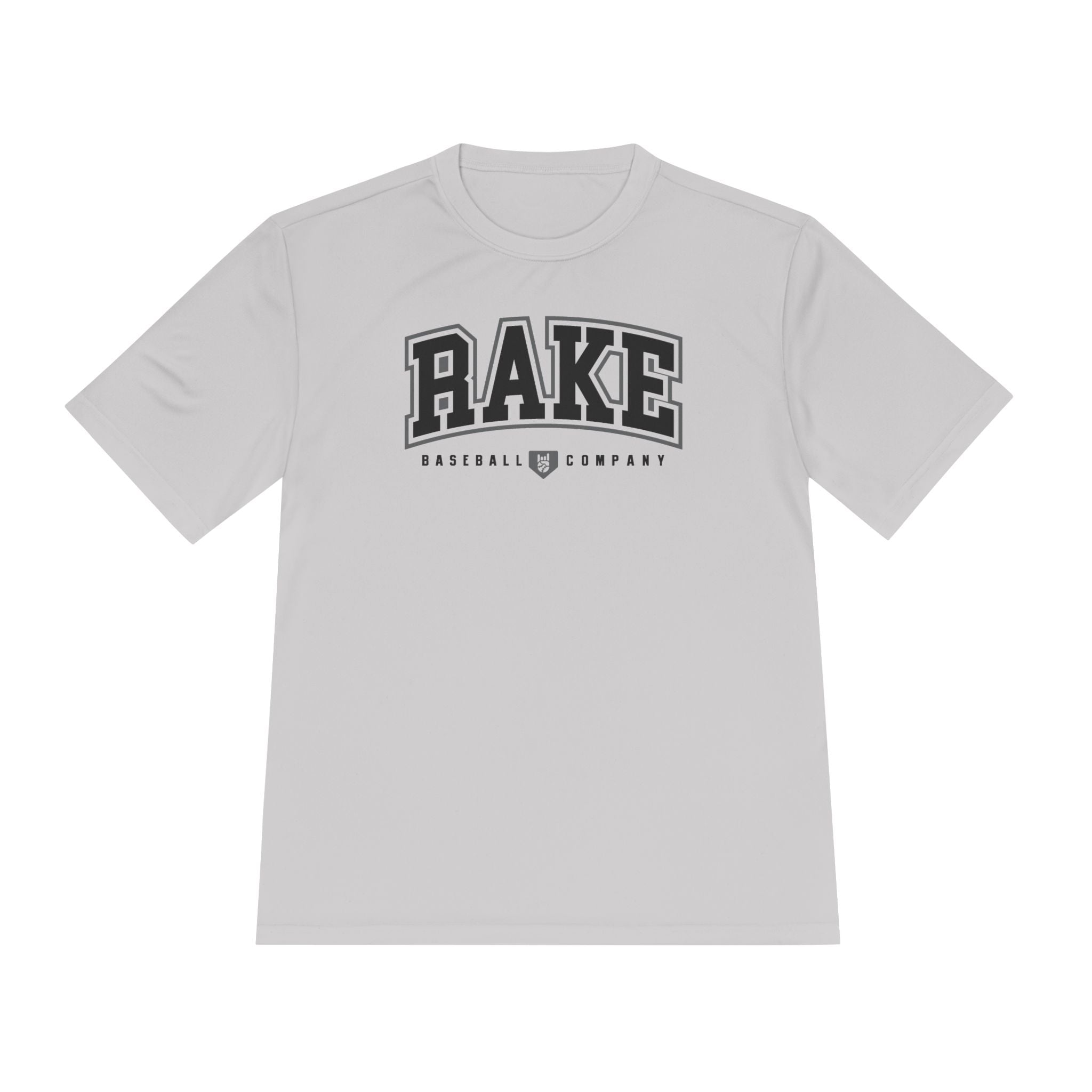 Rake Collegiate Baseball Dry Fit Tee - Rake Baseball Company - RAKE BASEBALL | BASEBALL T-SHIRT | BASEBALL CLOTHING | GOOD VIBES ONLY