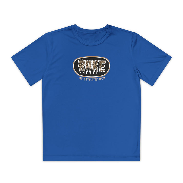 Kids Rake Cheetah Softball Company Dry Fit Tee - Rake Baseball Company - RAKE BASEBALL | BASEBALL T-SHIRT | BASEBALL CLOTHING | GOOD VIBES ONLY