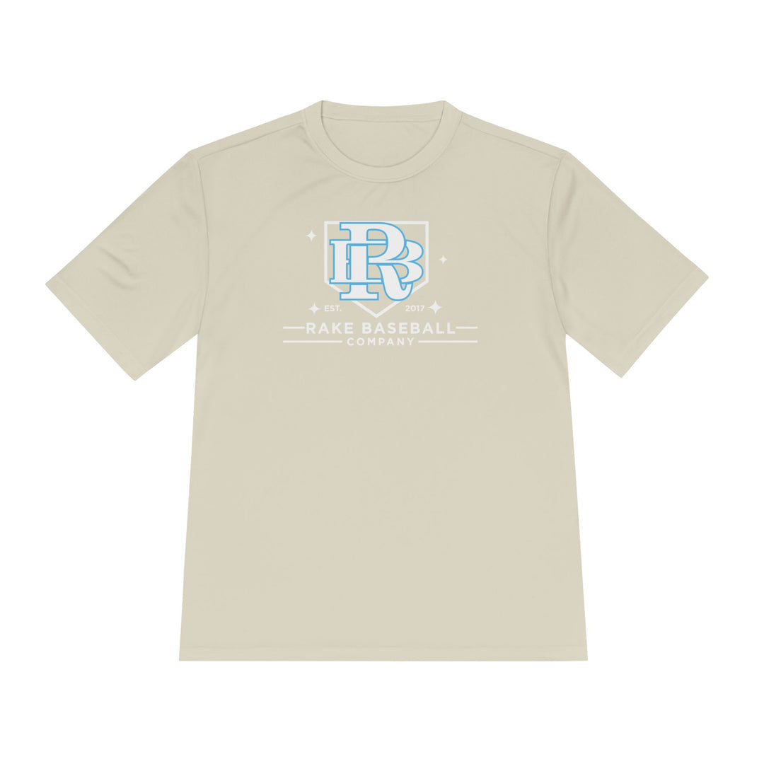 Rake Baseball Homeplate Tee Dry Fit Tee - Rake Baseball Company - RAKE BASEBALL | BASEBALL T-SHIRT | BASEBALL CLOTHING | GOOD VIBES ONLY