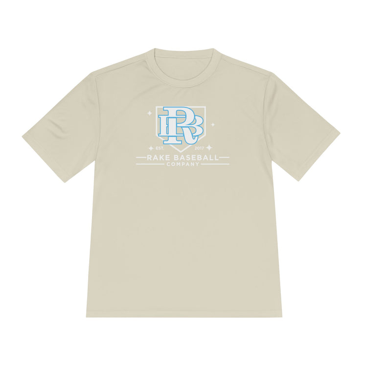 Rake Baseball Homeplate Tee Dry Fit Tee - Rake Baseball Company - RAKE BASEBALL | BASEBALL T-SHIRT | BASEBALL CLOTHING | GOOD VIBES ONLY