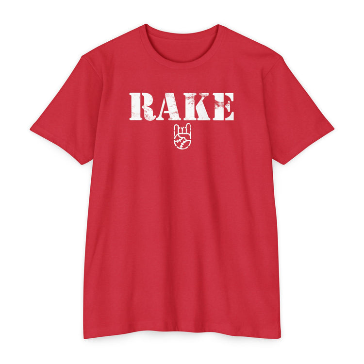 Rake Stencil Tee - Rake Baseball Company - RAKE BASEBALL | BASEBALL T-SHIRT | BASEBALL CLOTHING | GOOD VIBES ONLY