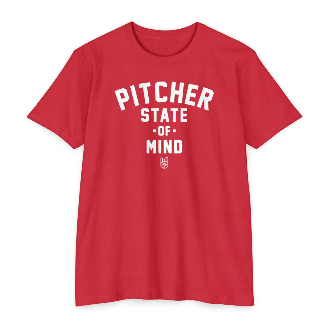 Pitcher State of Mind Tee - Rake Baseball Company - RAKE BASEBALL | BASEBALL T-SHIRT | BASEBALL CLOTHING | GOOD VIBES ONLY