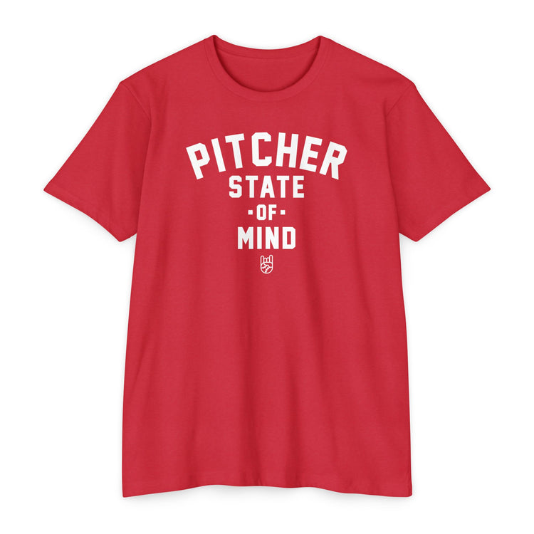 Pitcher State of Mind Tee - Rake Baseball Company - RAKE BASEBALL | BASEBALL T-SHIRT | BASEBALL CLOTHING | GOOD VIBES ONLY