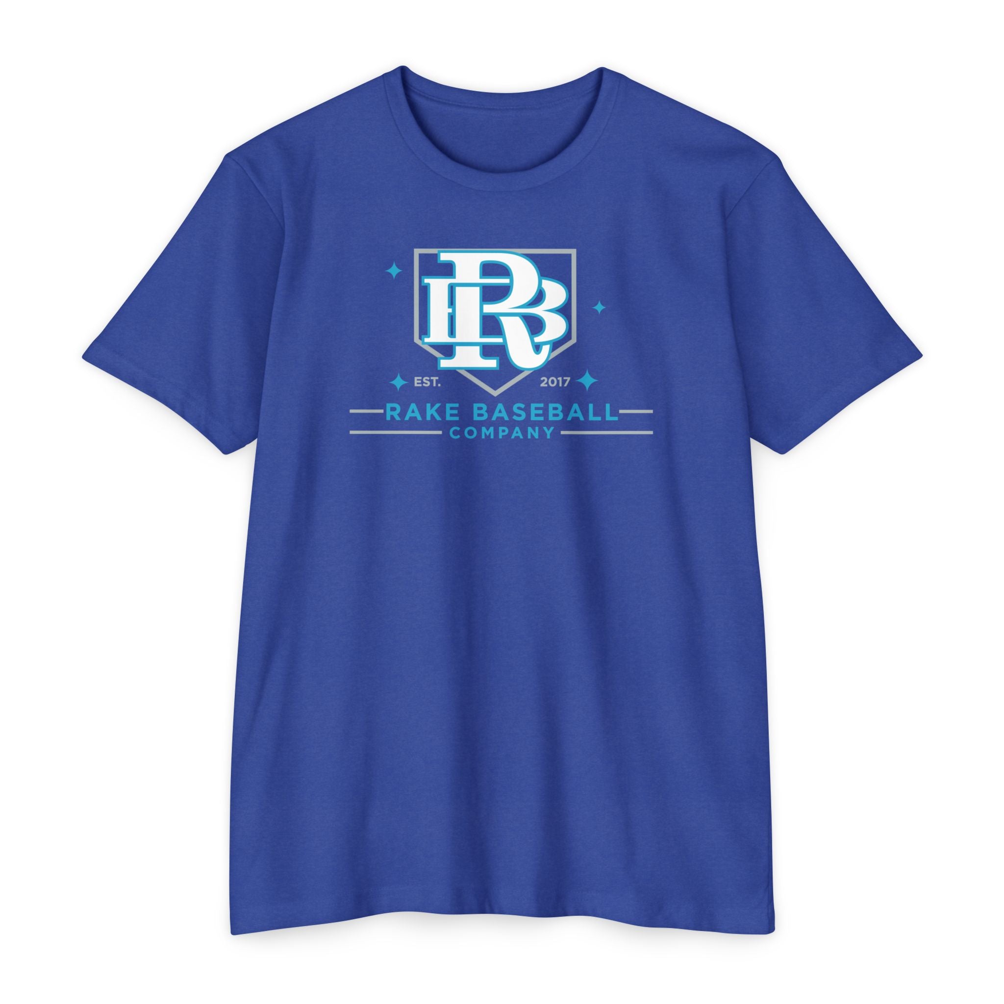 RB Homeplate Tee - Rake Baseball Company - RAKE BASEBALL | BASEBALL T-SHIRT | BASEBALL CLOTHING | GOOD VIBES ONLY