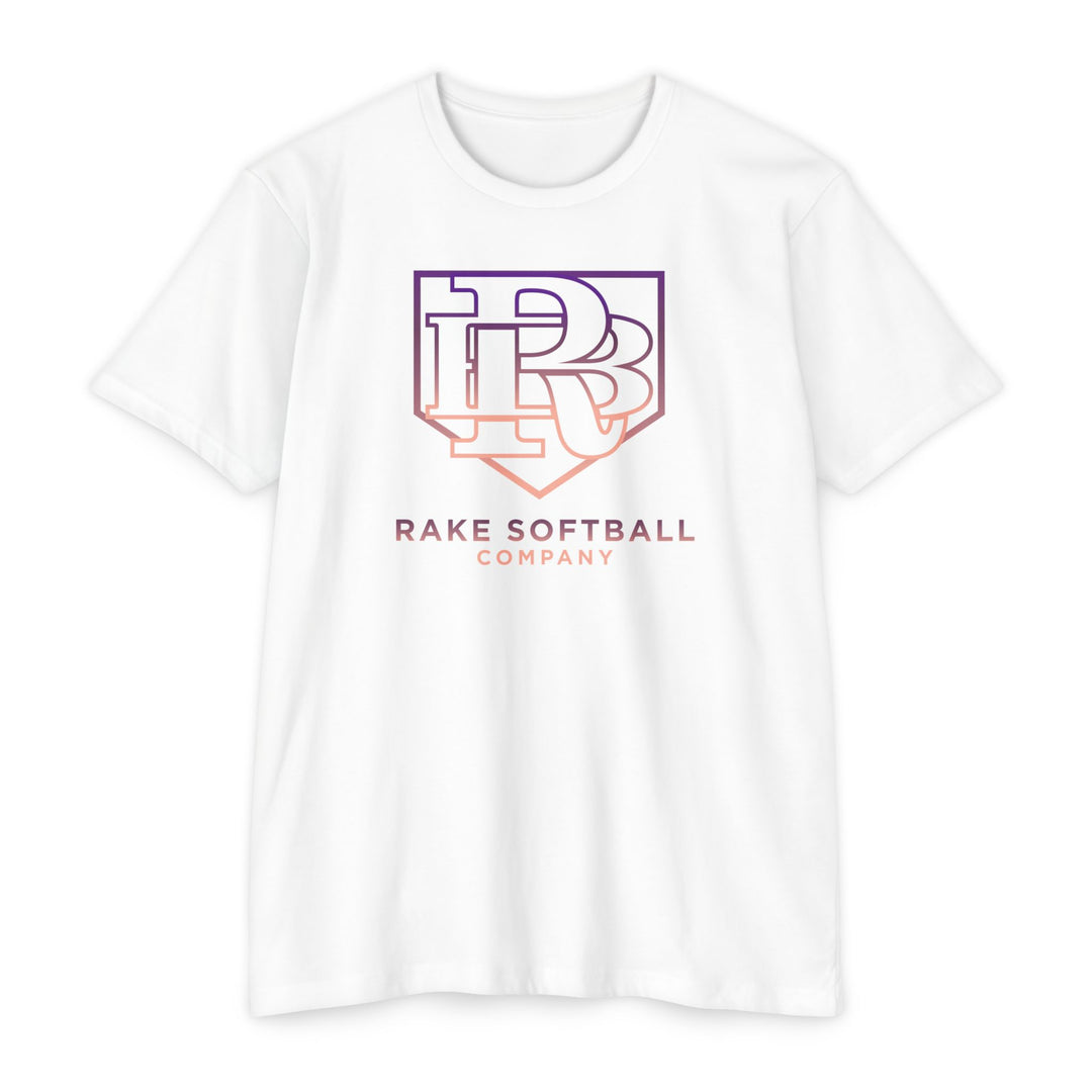 RB Homeplate Softball Tee - Rake Baseball Company - RAKE BASEBALL | BASEBALL T-SHIRT | BASEBALL CLOTHING | GOOD VIBES ONLY