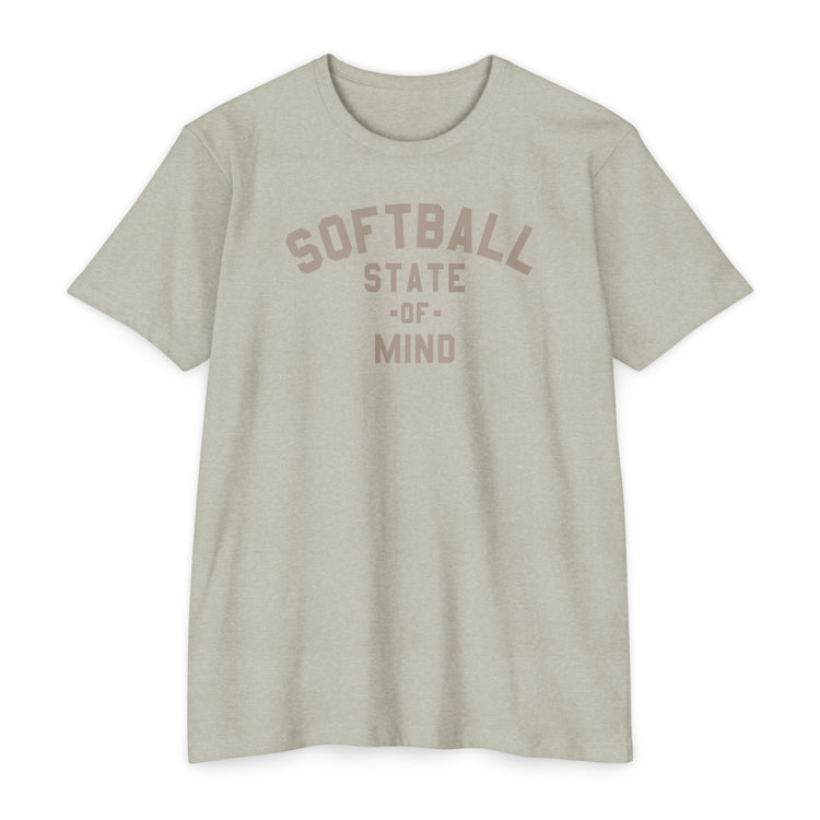 Softball State Of Mind Tee - Rake Baseball Company - RAKE BASEBALL | BASEBALL T-SHIRT | BASEBALL CLOTHING | GOOD VIBES ONLY
