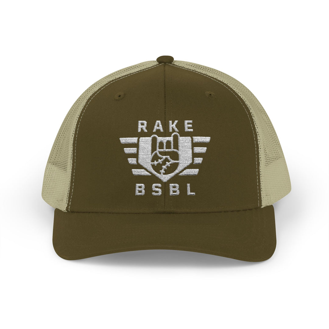 Rake Flag Snapback Trucker Cap