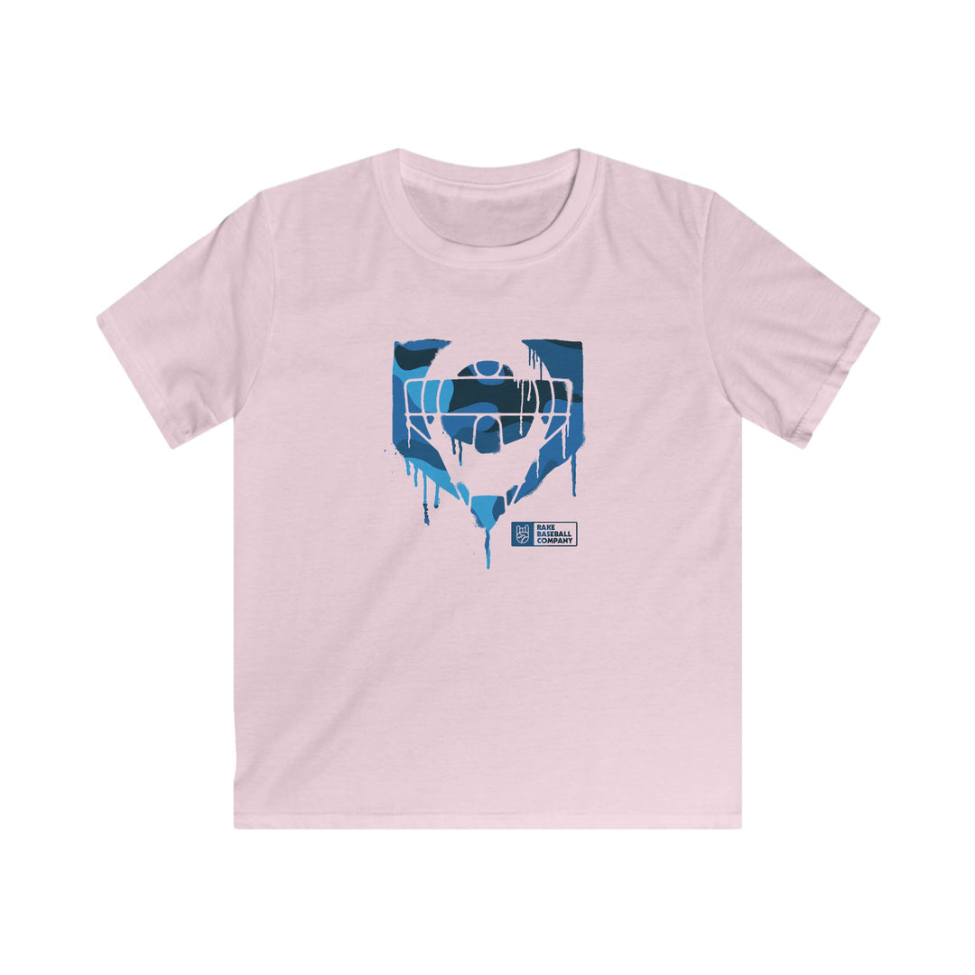 Kids Rake Catchers Blue Camo Drip