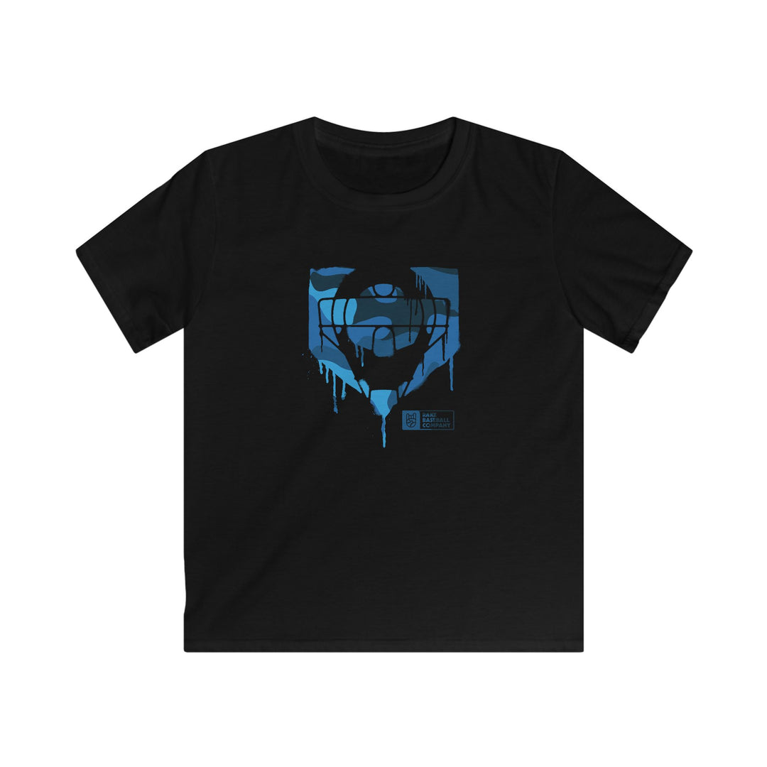Kids Rake Catchers Blue Camo Drip