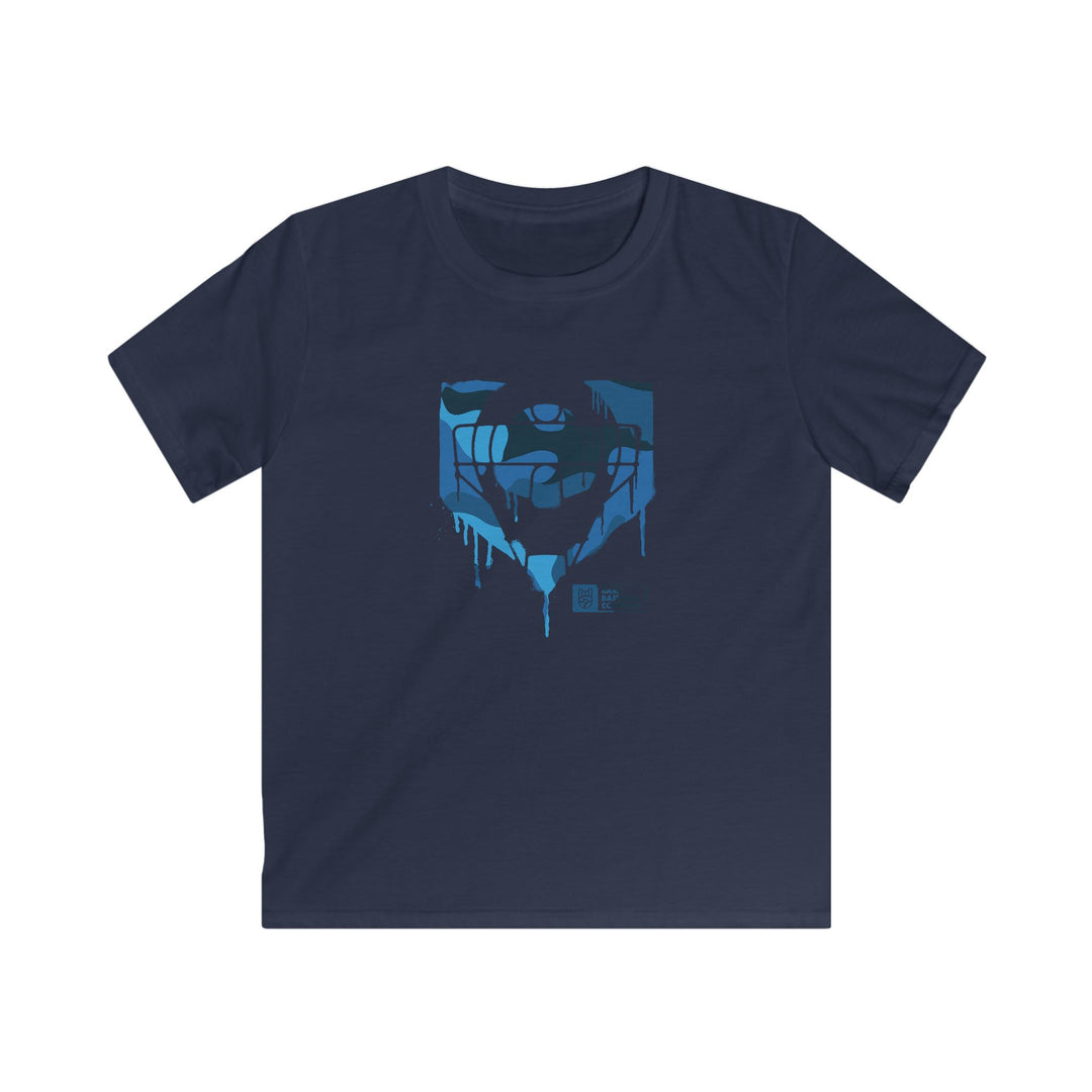 Kids Rake Catchers Blue Camo Drip