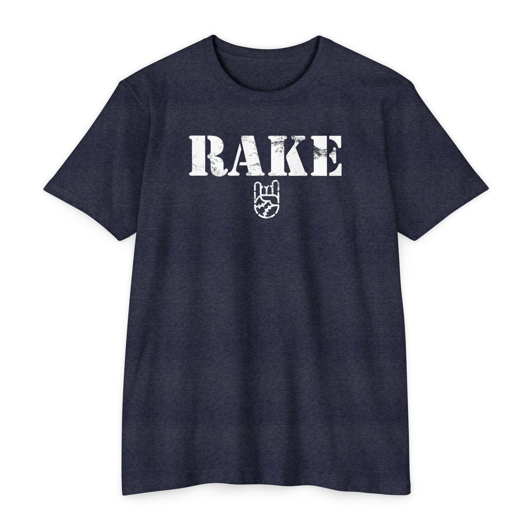 Rake Stencil Tee - Rake Baseball Company - RAKE BASEBALL | BASEBALL T-SHIRT | BASEBALL CLOTHING | GOOD VIBES ONLY