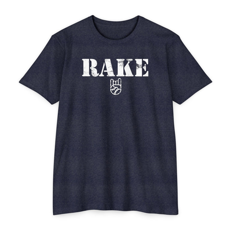 Rake Stencil Tee - Rake Baseball Company - RAKE BASEBALL | BASEBALL T-SHIRT | BASEBALL CLOTHING | GOOD VIBES ONLY