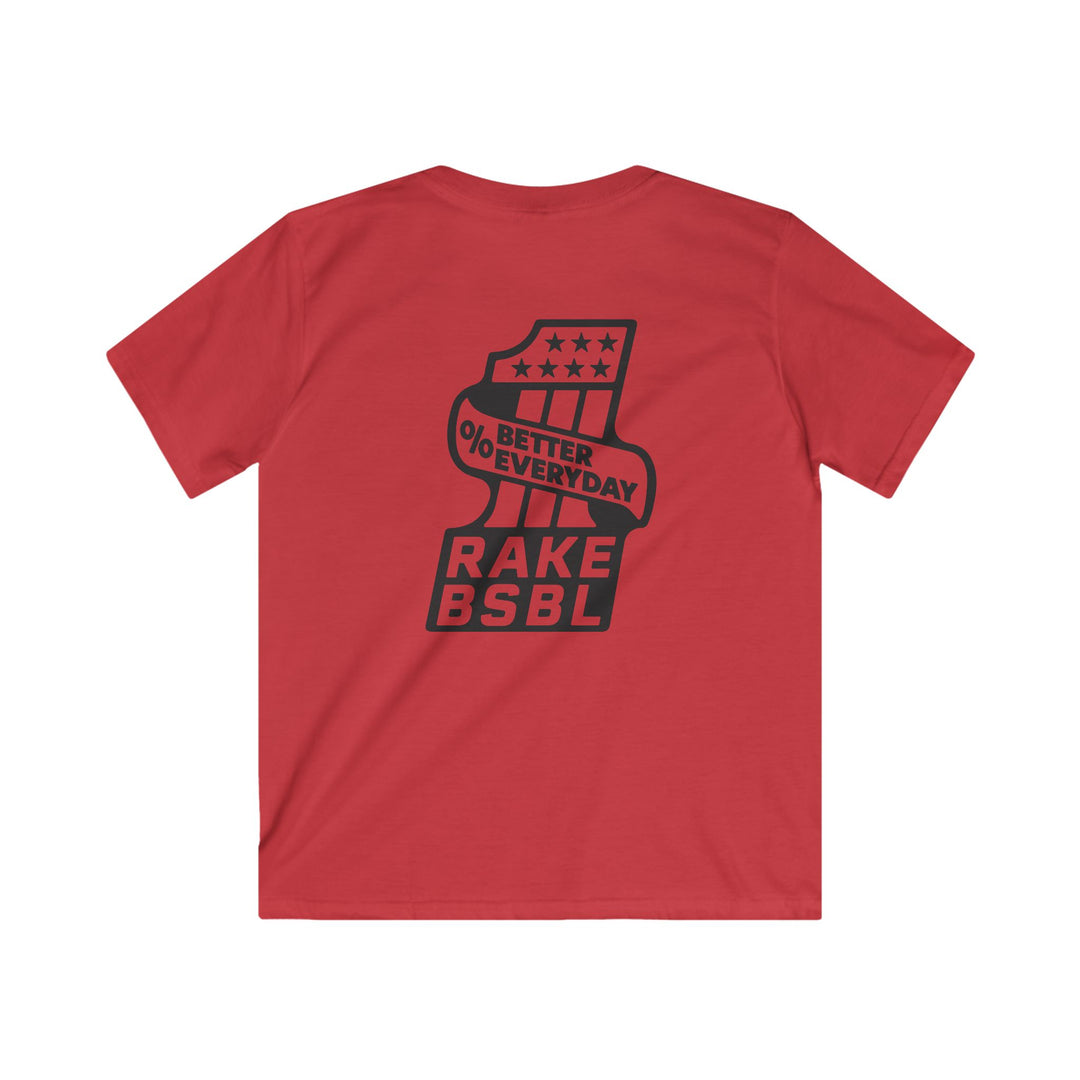 Kids Rake One Percent Better Tee