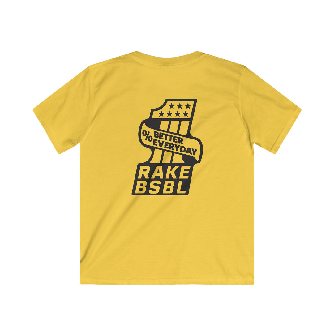 Kids Rake One Percent Better Tee