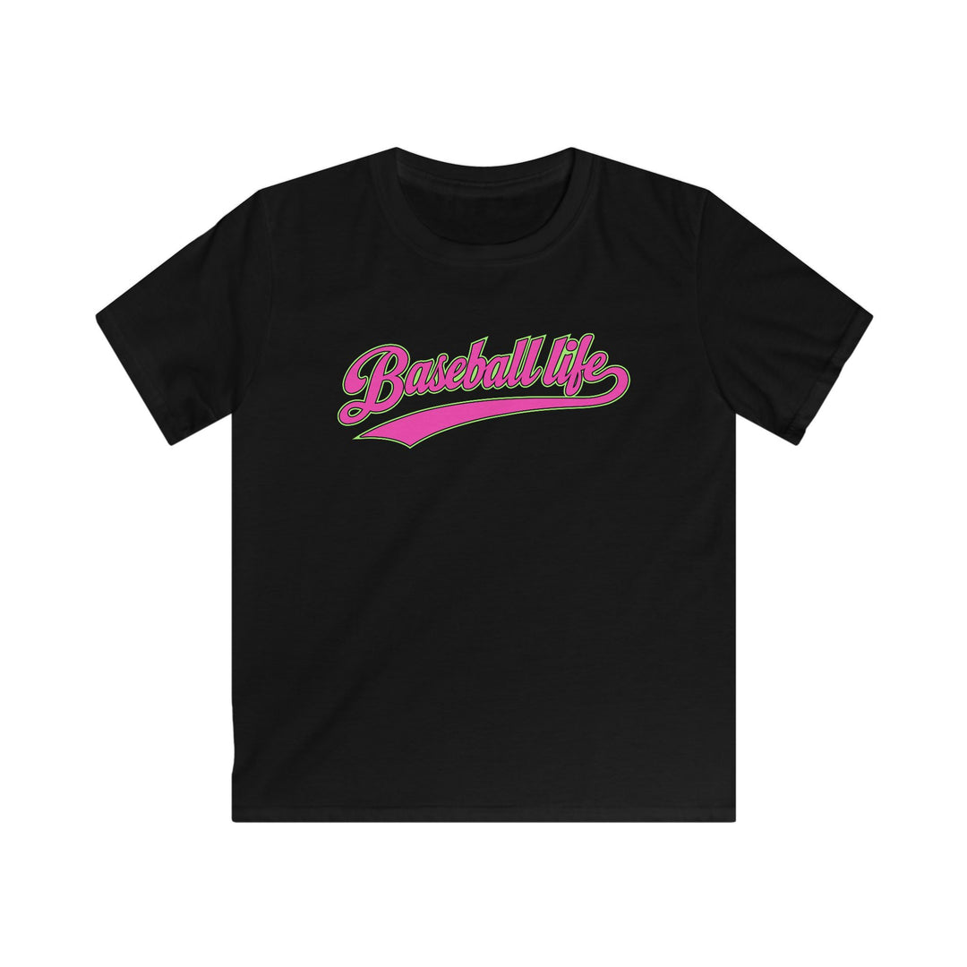 Kids Baseball Life Pink Edition Tee