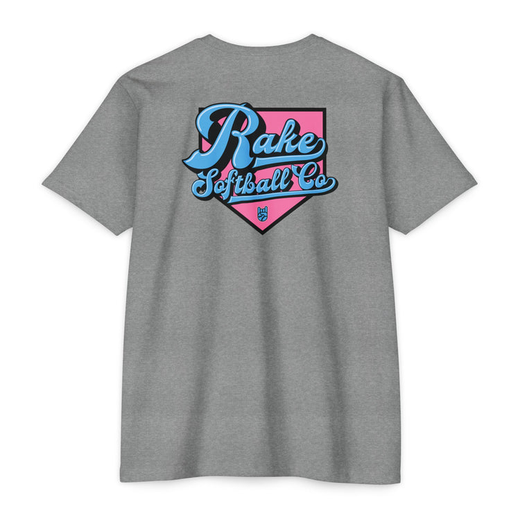 Rake Softball Co. Tee - Rake Baseball Company - RAKE BASEBALL | BASEBALL T-SHIRT | BASEBALL CLOTHING | GOOD VIBES ONLY