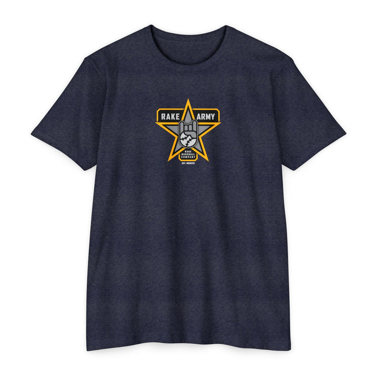 Rake Army Tee - Rake Baseball Company - RAKE BASEBALL | BASEBALL T-SHIRT | BASEBALL CLOTHING | GOOD VIBES ONLY