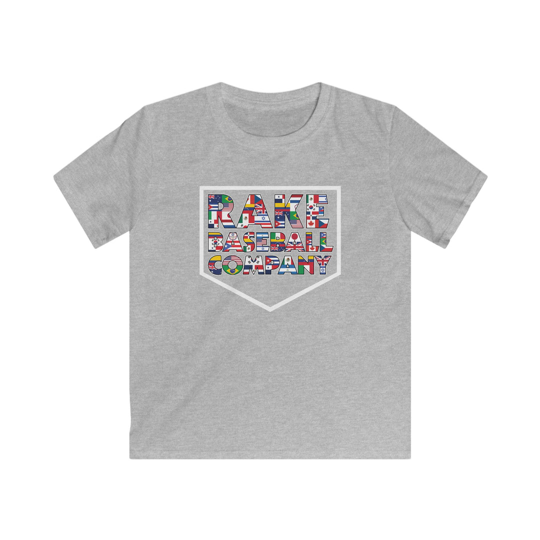Kids Rake Baseball Company WBC Edition Tee - Rake Baseball Company - RAKE BASEBALL | BASEBALL T-SHIRT | BASEBALL CLOTHING | GOOD VIBES ONLY