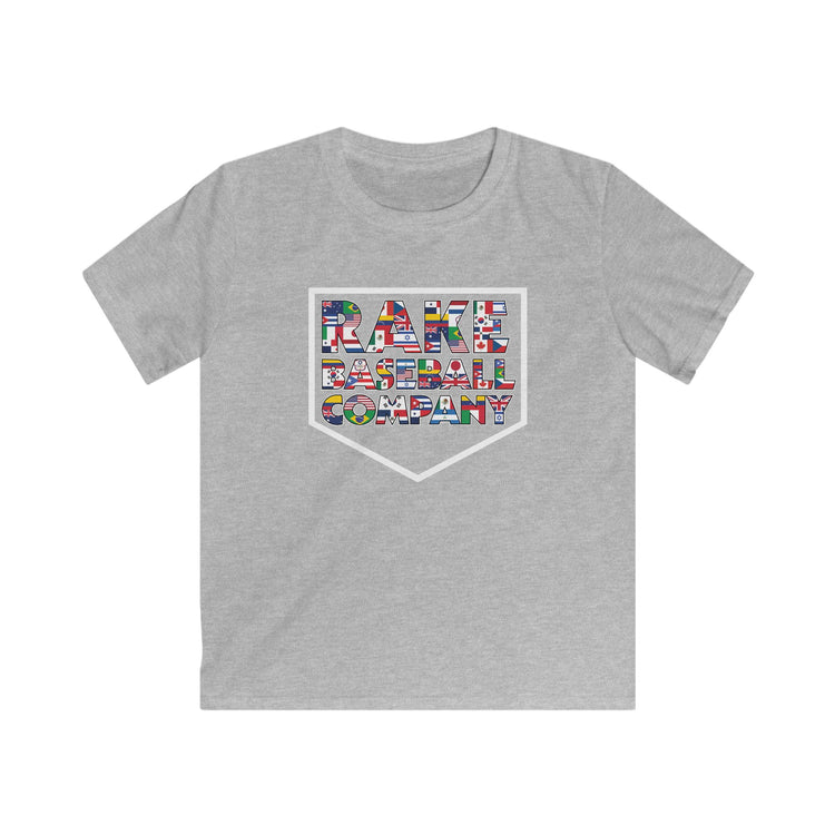 Kids Rake Baseball Company WBC Edition Tee - Rake Baseball Company - RAKE BASEBALL | BASEBALL T-SHIRT | BASEBALL CLOTHING | GOOD VIBES ONLY