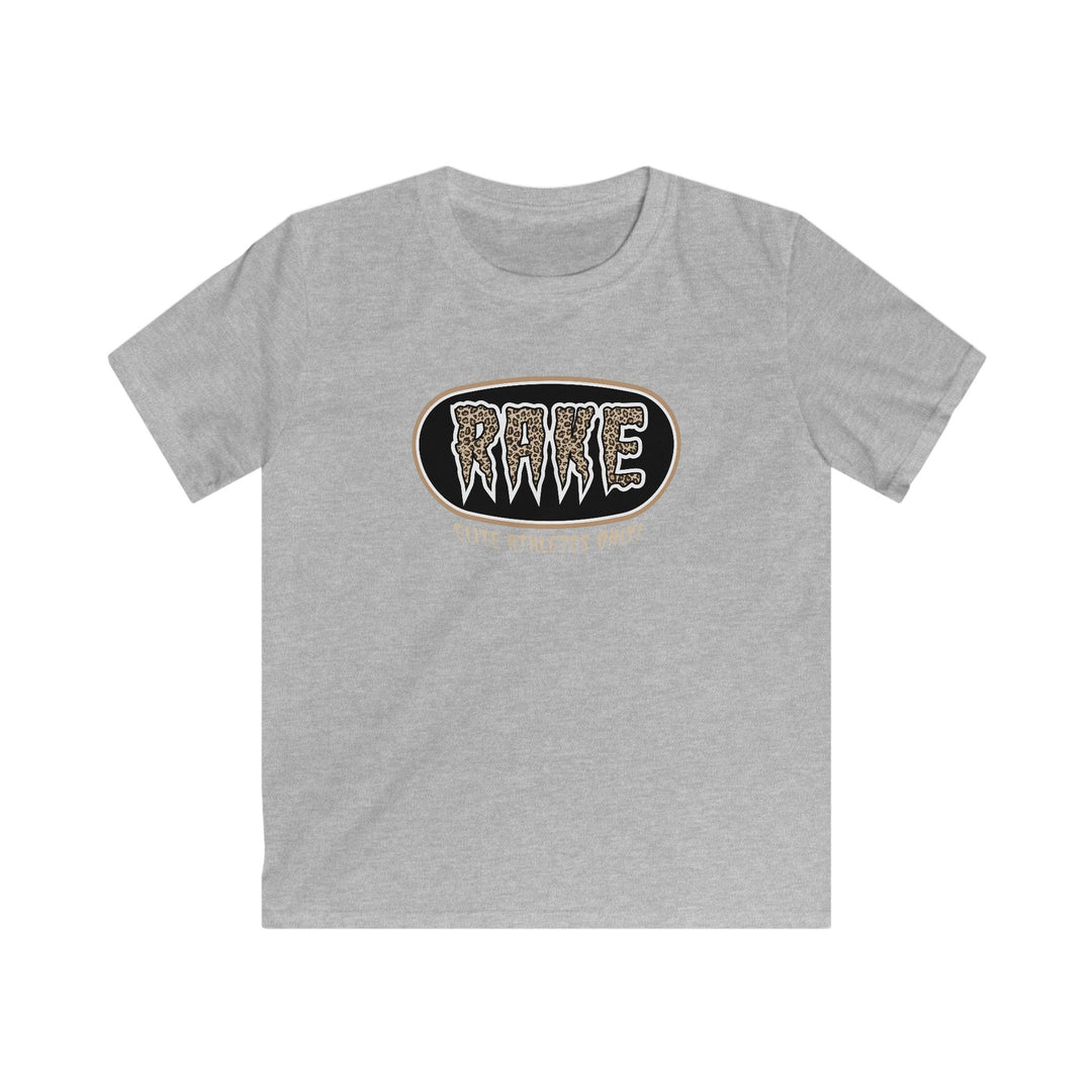 Kids Rake Cheetah Softball Company Tee - Rake Baseball Company - RAKE BASEBALL | BASEBALL T-SHIRT | BASEBALL CLOTHING | GOOD VIBES ONLY