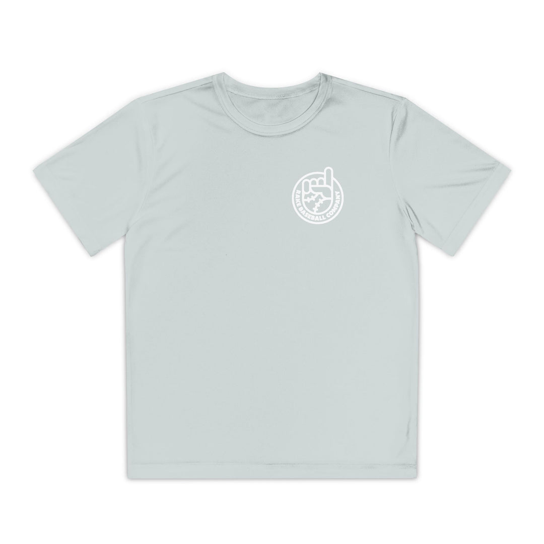 Kids One Day or Day One Dry Fit Tee - Rake Baseball Company - RAKE BASEBALL | BASEBALL T-SHIRT | BASEBALL CLOTHING | GOOD VIBES ONLY