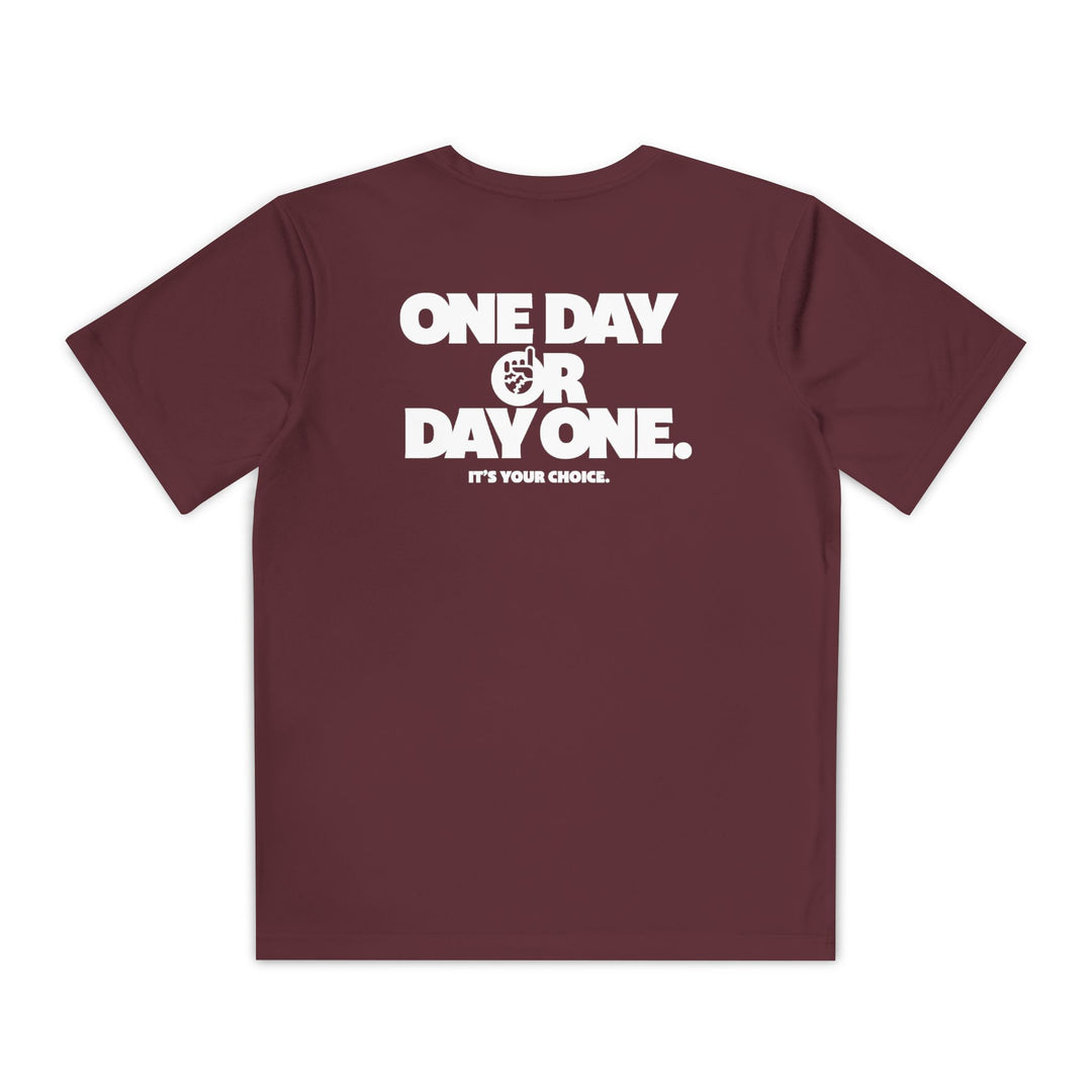 Kids One Day or Day One Dry Fit Tee - Rake Baseball Company - RAKE BASEBALL | BASEBALL T-SHIRT | BASEBALL CLOTHING | GOOD VIBES ONLY